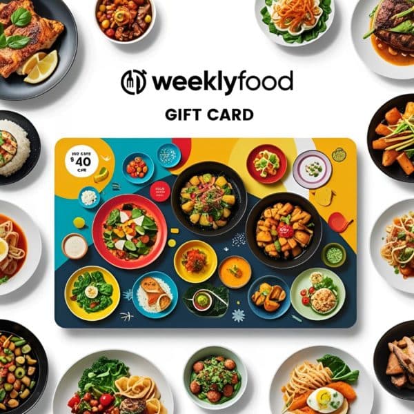 Offrez une pause gourmande avec la carte cadeau Weekly Food