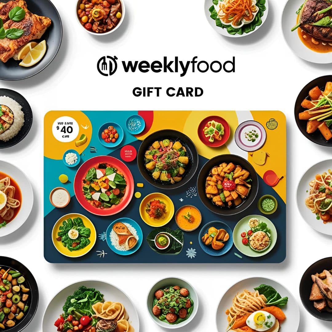Offrez une pause gourmande avec la carte cadeau Weekly Food