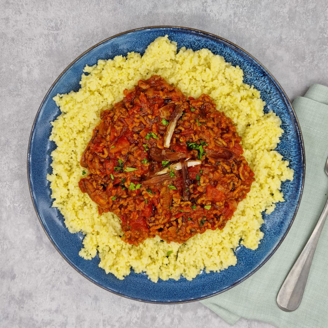 Couscous au boeuf haché