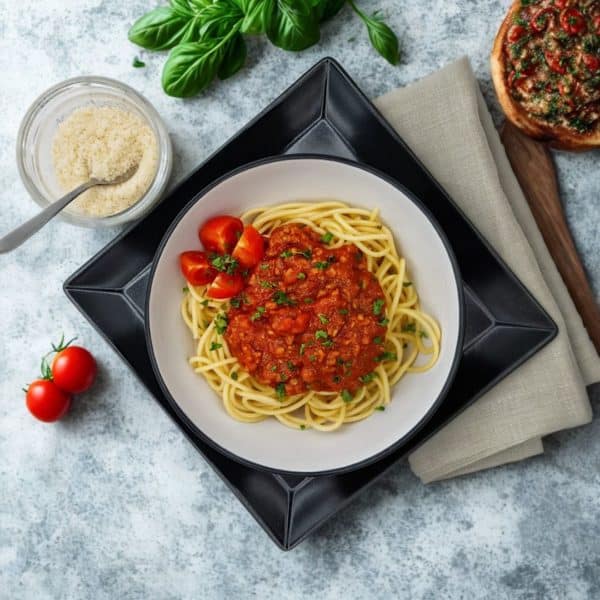 Spaghettis bolognaise maison