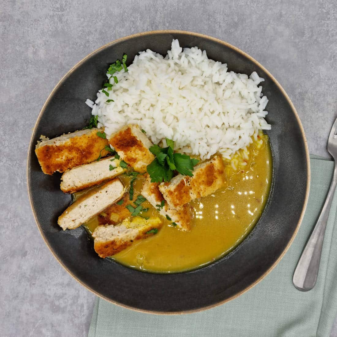 Katsu curry with panko and sesame tofu Weekly Food