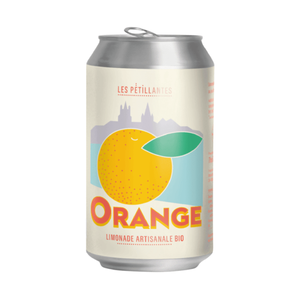 Les Pétillantes – Limonade Orange bio