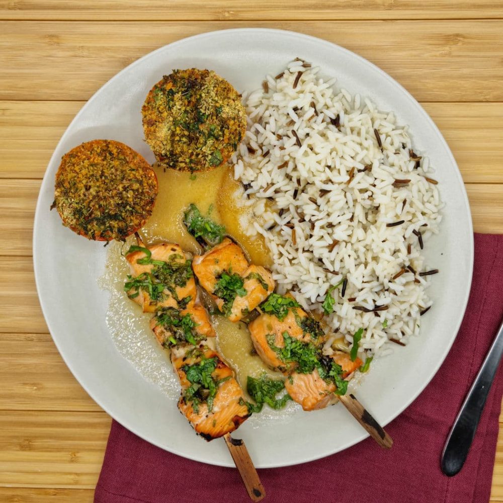 Saumon au lait de coco et citron vert