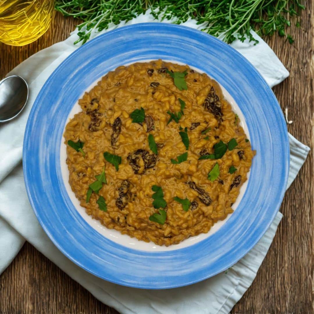 Risotto aux morilles