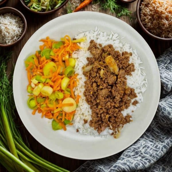 Bœuf à la Coréenne & ses légumes sautés