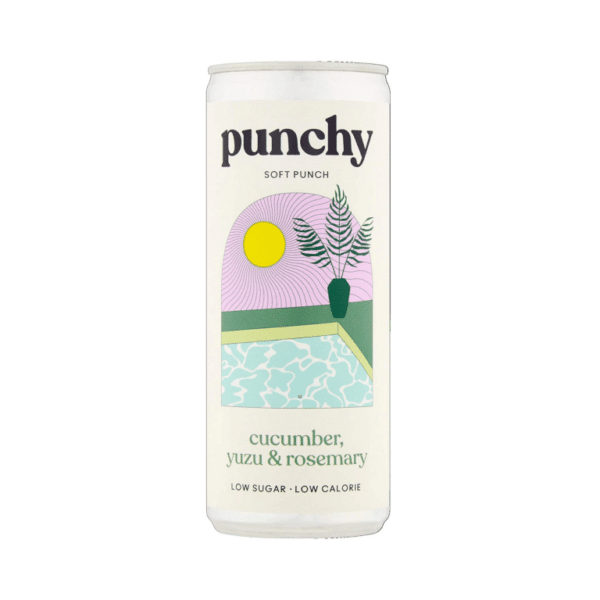 Punchy Drinks – Soda concombre, yuzu, romarin pauvre en sucre