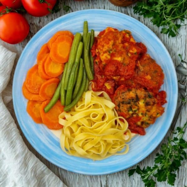 Croquettes de cabillaud à la sauce tomate