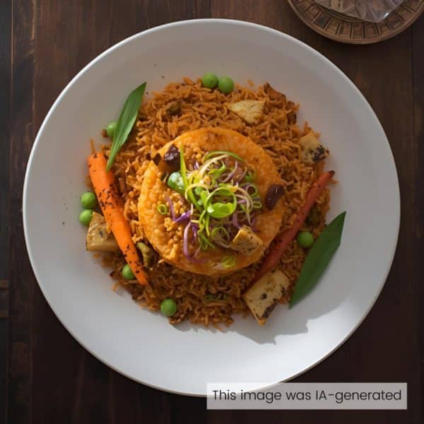 Nasi goreng végétarien