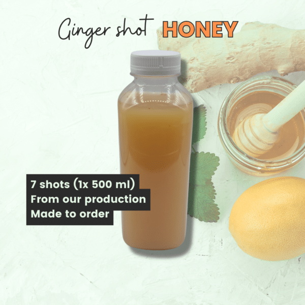 Jus de gingembre au miel - 500 ml pour votre semaine