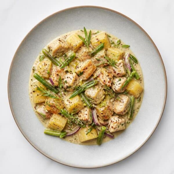 Poulet à la moutarde et à l’estragon