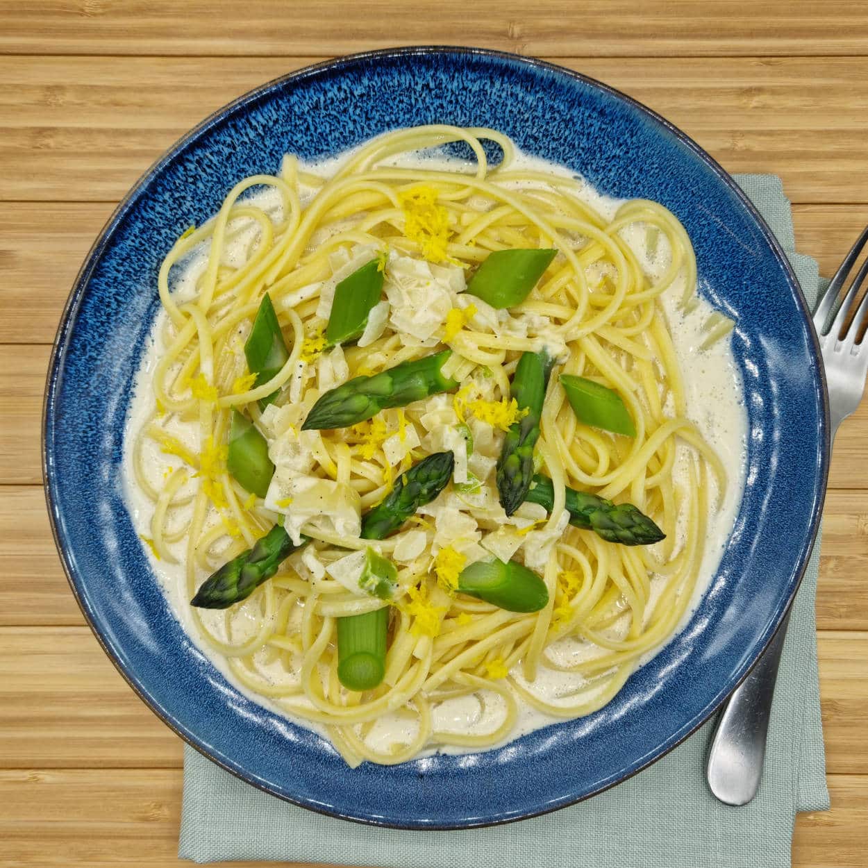 Linguine mit Spargelcreme - Fit meal - Weekly Food