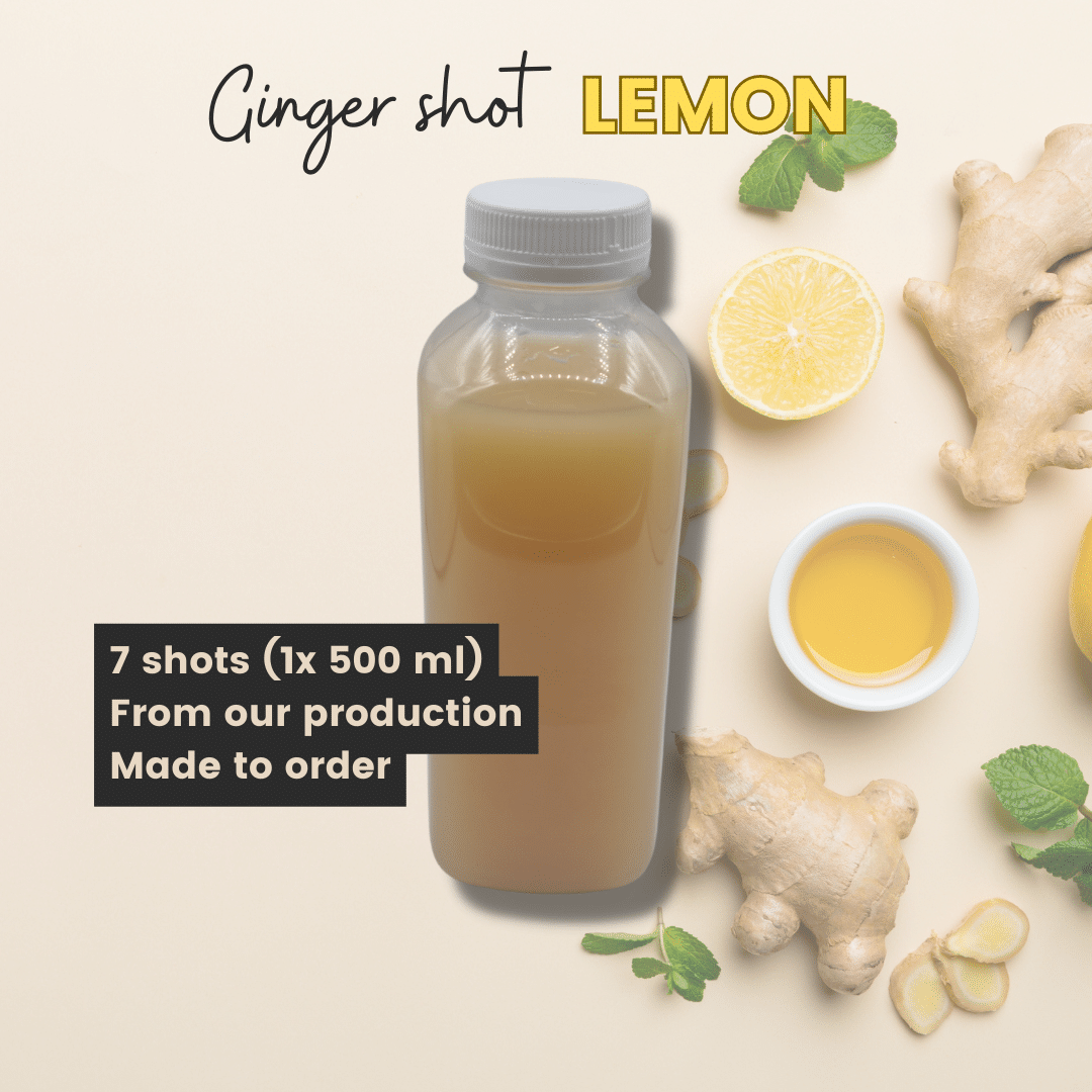 Ingwersaft mit Zitrone - 500 ml für Ihre Woche