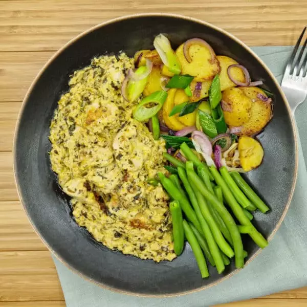 Huhn mit Senf und Estragon - Fit meal / Low carb