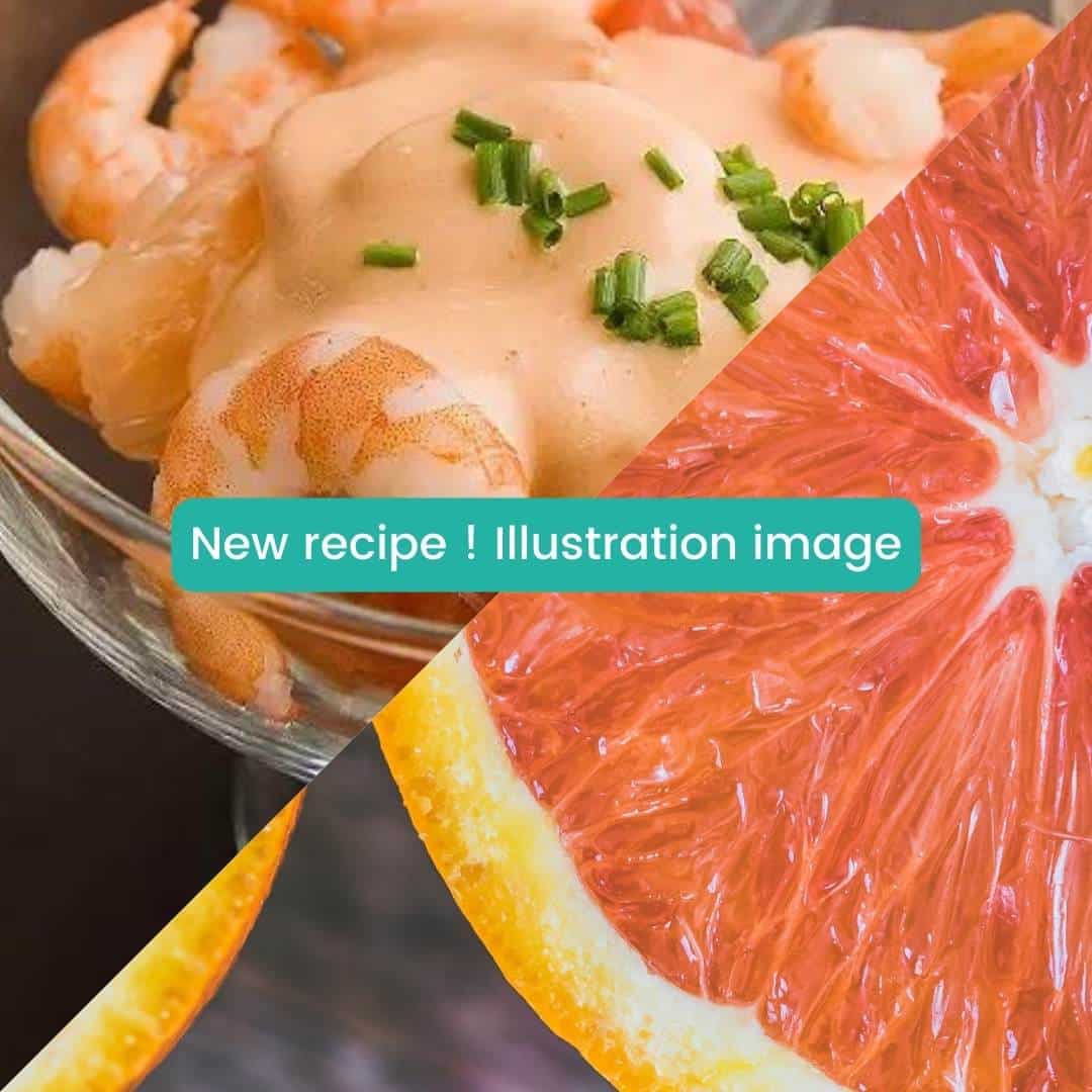 Cocktail de crevettes et pamplemousse - Side dish / Low carb