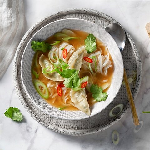 Bol aux gyozas de légumes
