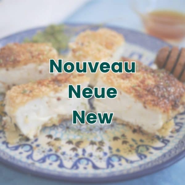 Fromage frit (saganaki) avec riz de chou-fleur sauté (1)