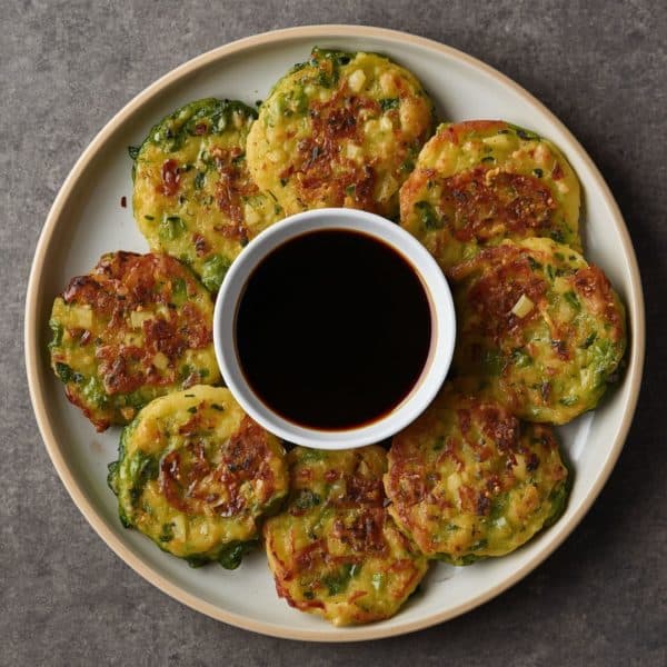 Yachaejeon - Pancakes de légumes coréens