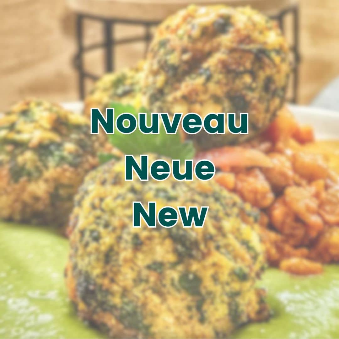 Boulettes de légumes aux graines de chanvre, légumes, Rösti, sauce tomate