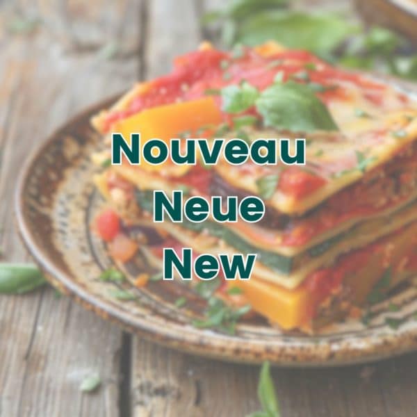 Lasagnes végétariennes ratatouille et chèvre frais en lasagne