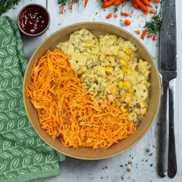 Salade de pommes de terre et de carottes