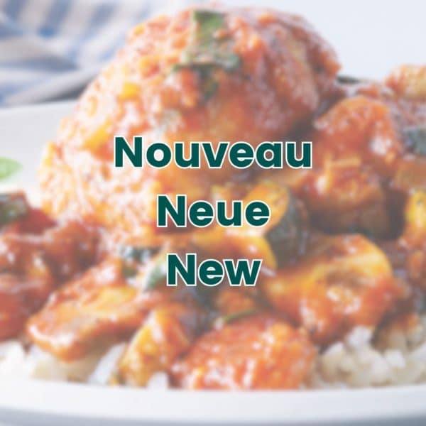Poulet cacciatore et gnocchis aux champignons et bleu