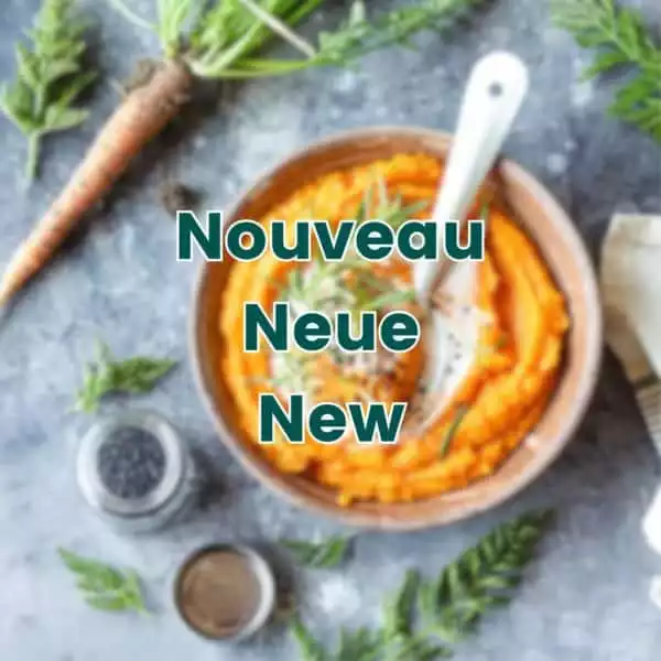 Purée de carottes au lait de coco