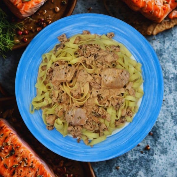 Tagliatelles au saumon fumé