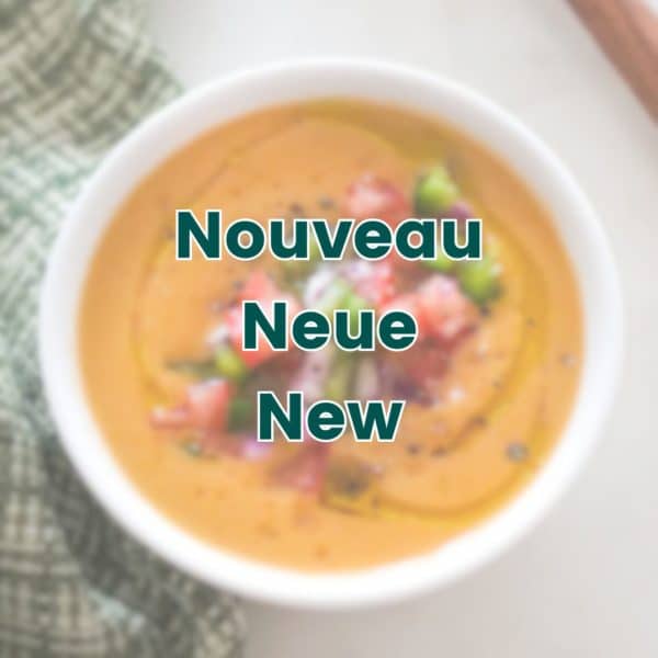 Gaspacho Andalou de légumes frais