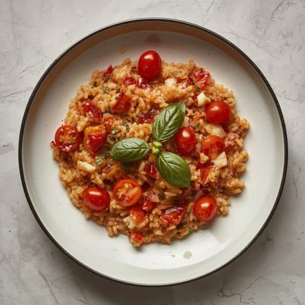 Risotto aux trois tomates