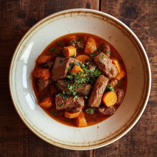 Boeuf carottes à la normande