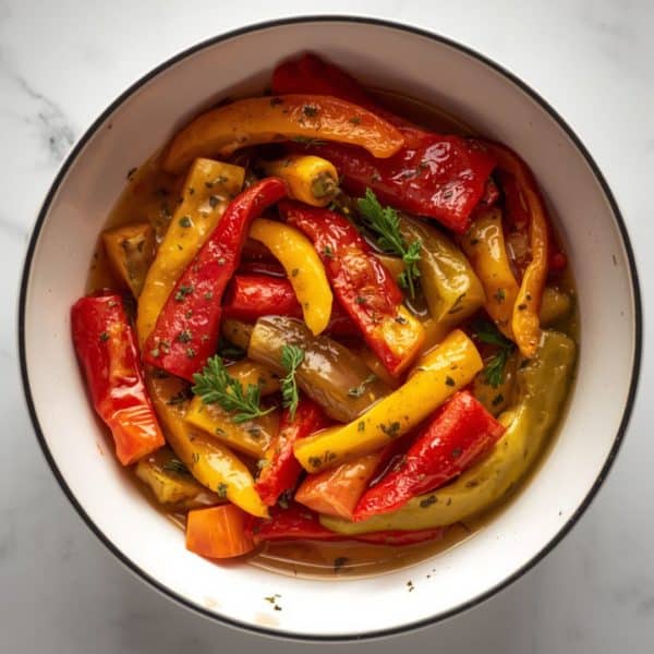 Gebratene Paprika mit Kräutern