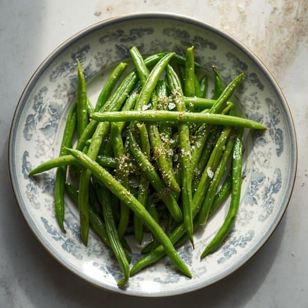 Haricots verts sautés à l'huile d'olive